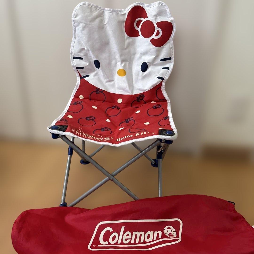 希少！コールマン × ハローキティ 折りたたみチェア - メルカリ