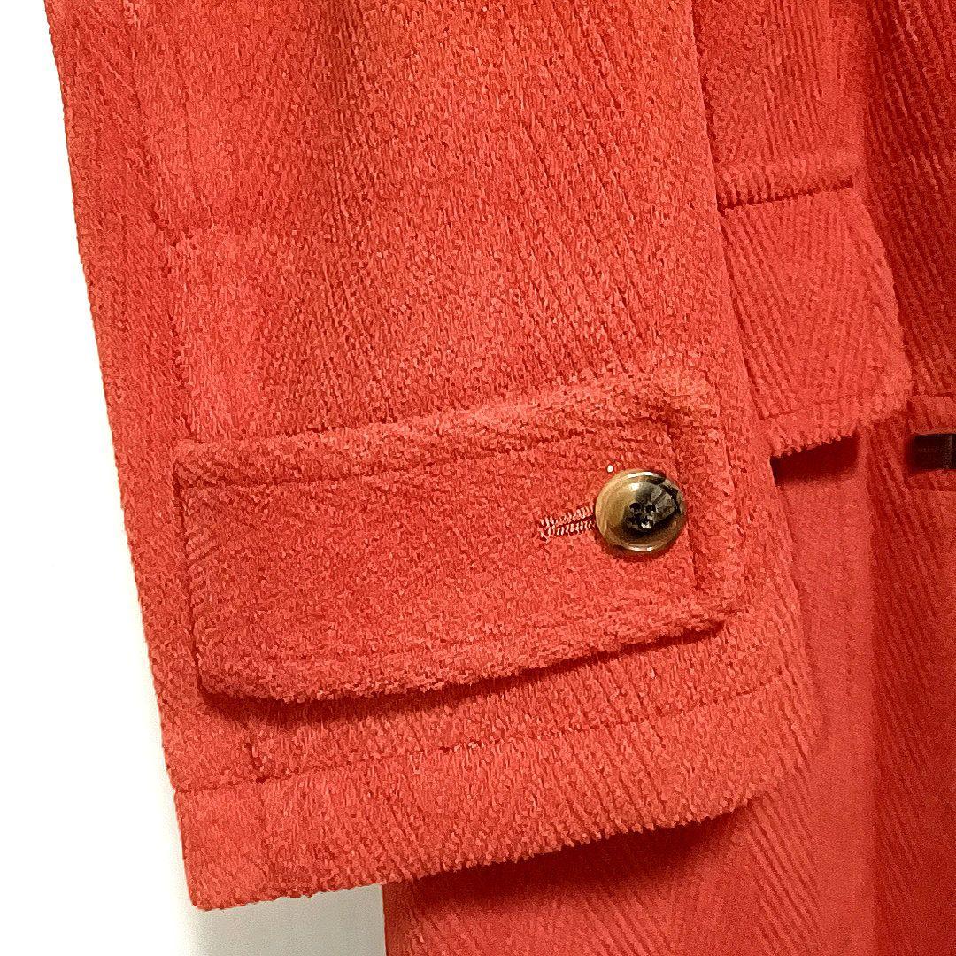 Memex様専用 希少XLJ.PRESSイタリア生地ヘリンボーンダッフルオレンジ