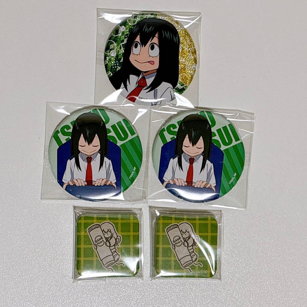 ヒロアカ 蛙吹梅雨 まとめ売り② 缶バッジ 僕のヒーローアカデミア