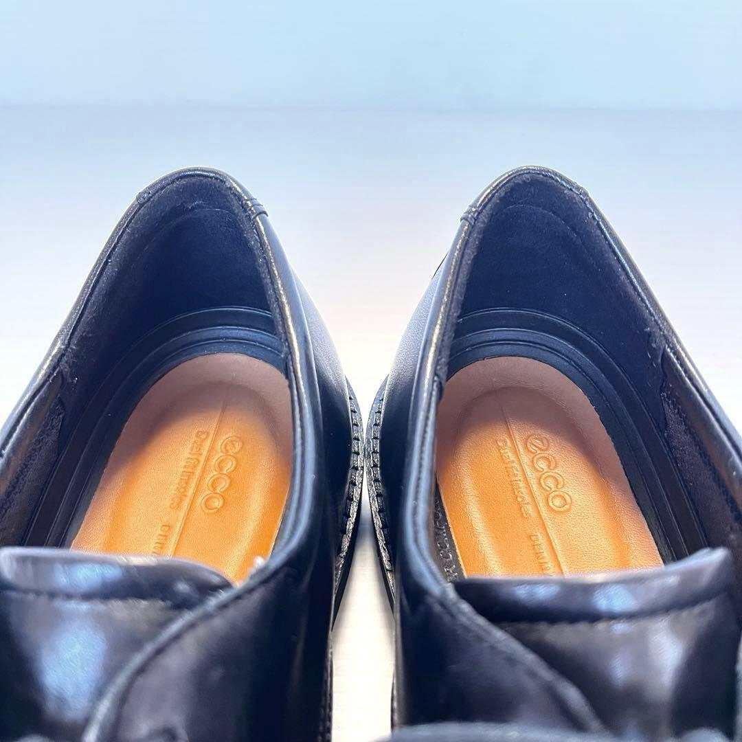 美品✨ ecco エコー ビジネスシューズ プレーントゥ レザー 27.5cm