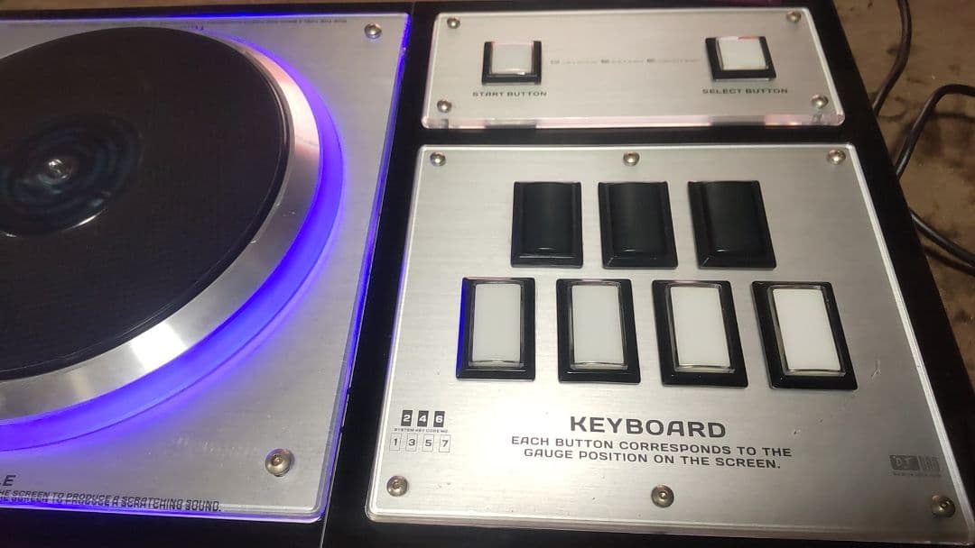 比較的美品 希少 ビートマニア DAO PEE コントローラー 静音化 完動品