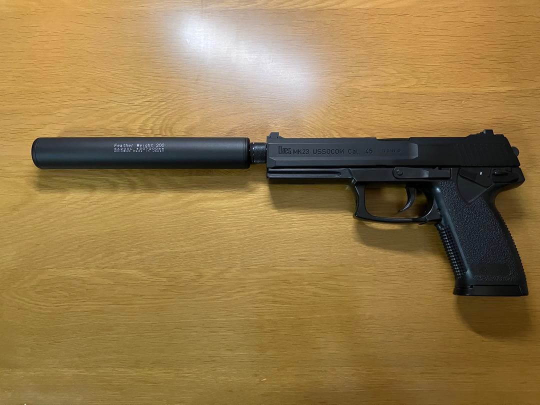 東京マルイ H&K SOCOM Mk23 エアコキ サイレンサーセット - メルカリ