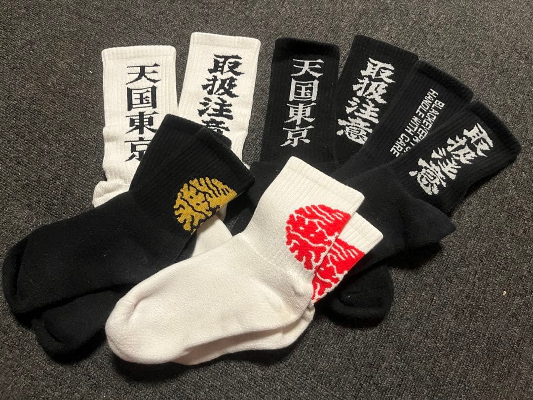 A*様 WACKO MARIA BlackEyePatch 靴下セット LOGO JACQUARD SOCKS -WACKO MARIA-【BLACK】｜WACKO MARIA｜MELTING
