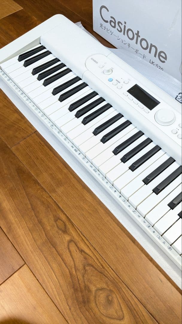 メロンパン様専用 カシオトーン 美品 LK-520 保証書 光ナビゲーション