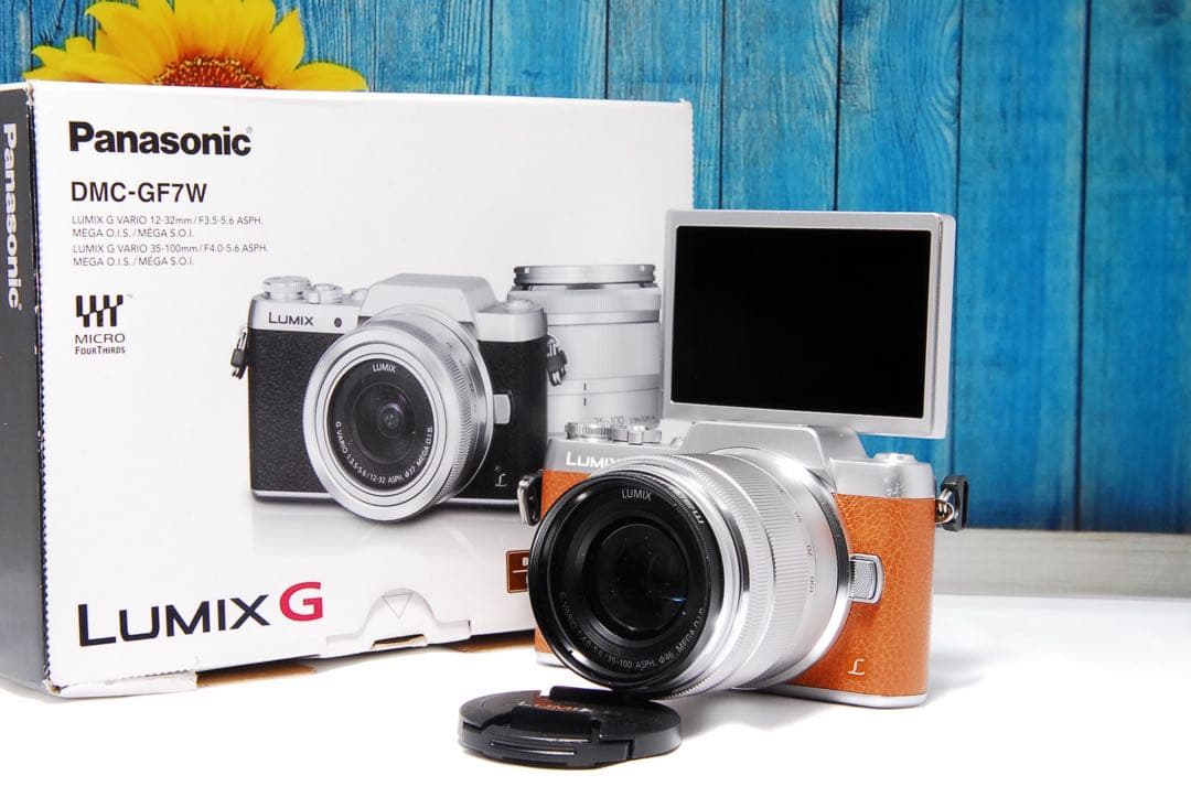 ショット数677回 LUMIX GF7 Wi-Fi ミラーレス 35-100mm