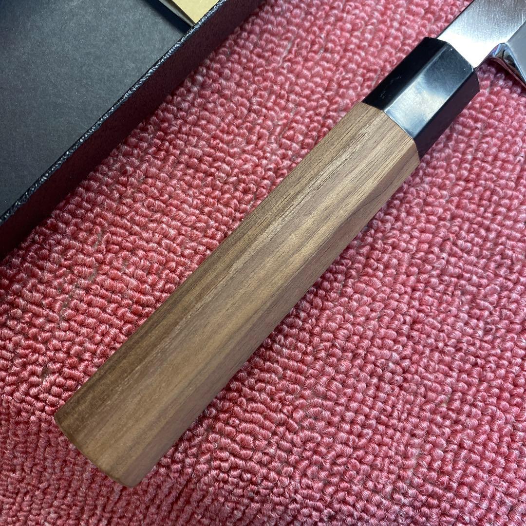 青ニ鋼先丸柳刃包丁尺2寸