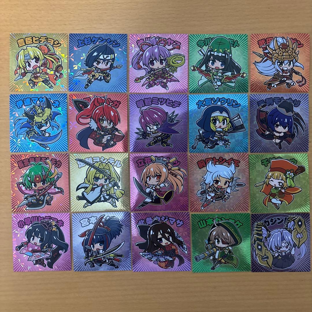 戦国乙女シール かぎっ娘ステッカー 20種コンプセット - メルカリ