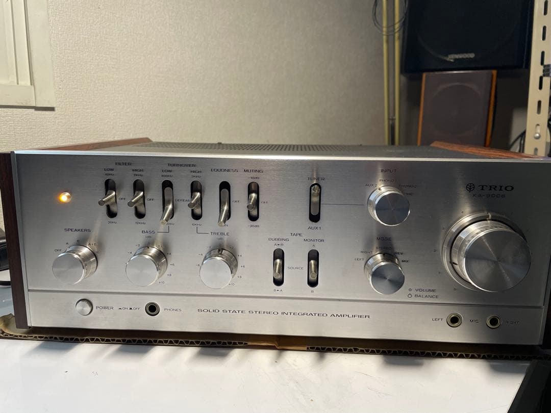 希少　TRIO KA 9006アンプ簡易整備動作品 希少 TRIO KA 9006アンプ簡易整備動作品 - メルカリ