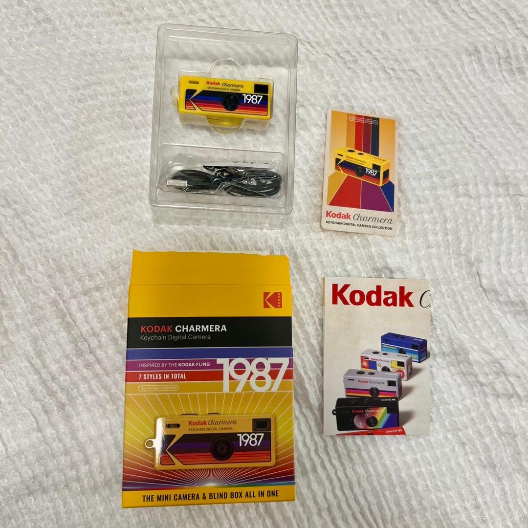 Kodak Charmera キーチェーンデジタルカメラ TYPE01 イエロー Kodak Chamera デジタルトイカメラ TYPE01 イエロー キーチェーン