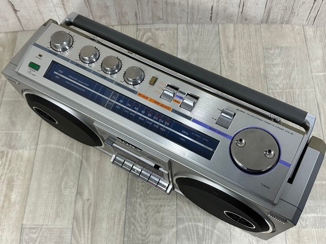 希少SONY ソニー ラジカセエナジーCFS-66 ラジオ Bluetooth付 - メルカリ
