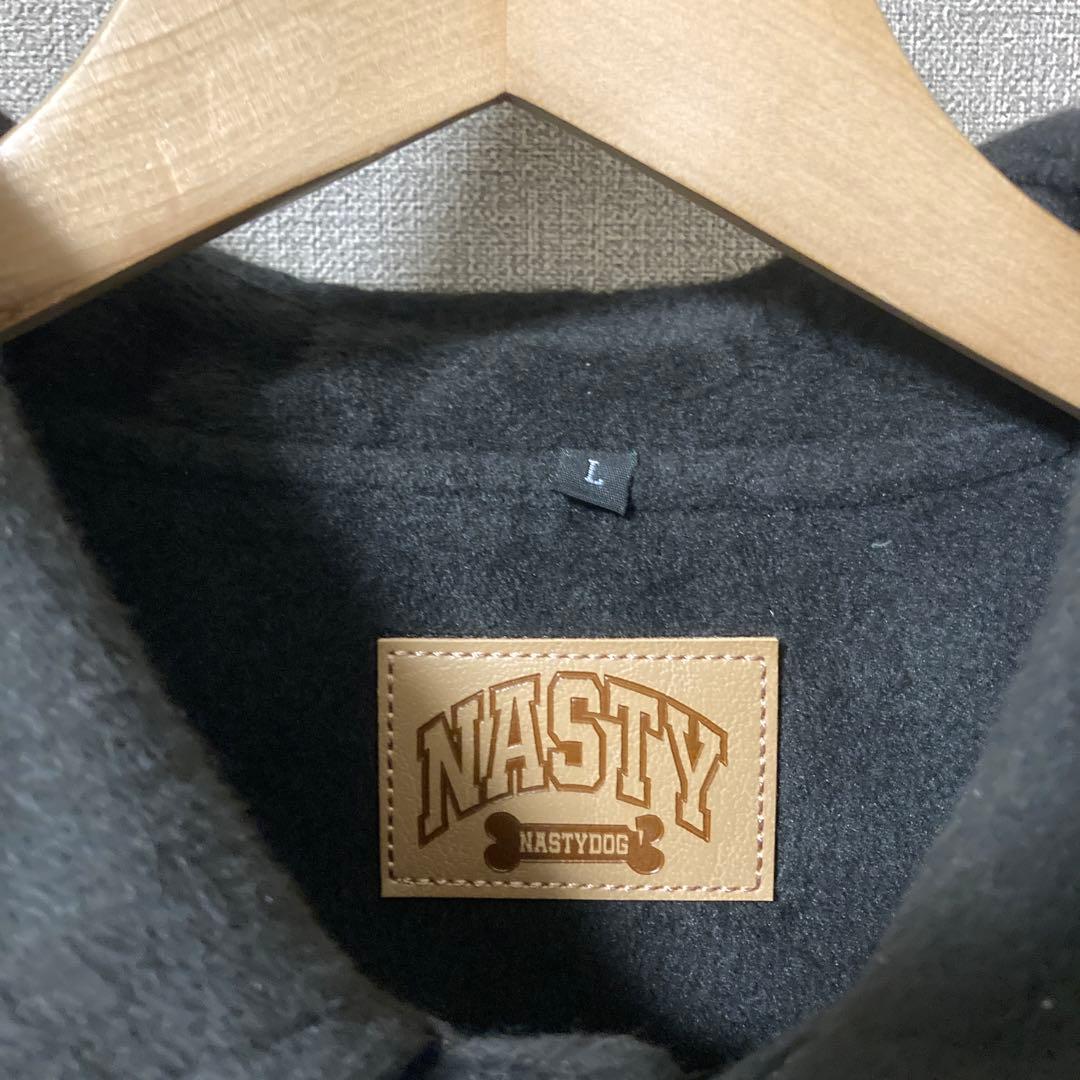 Nasty Dog ナスティードッグ スタジャン L ブラック/グリーン - メルカリ