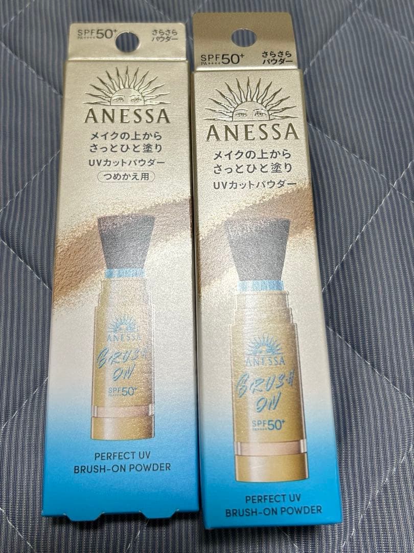 アネッサ パーフェクトUV ブラッシュオンパウダー 本体&レフィル