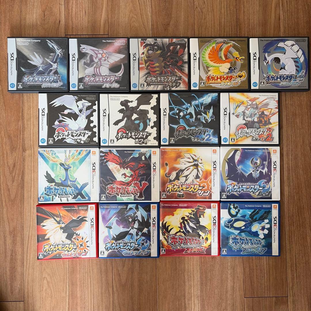 ds 3ds ポケモン　ソフト　まとめ　【端子清掃、動作確認済み】 DS.3DSソフトのみ ポケモン5本まとめ 動作確認済み - メルカリ