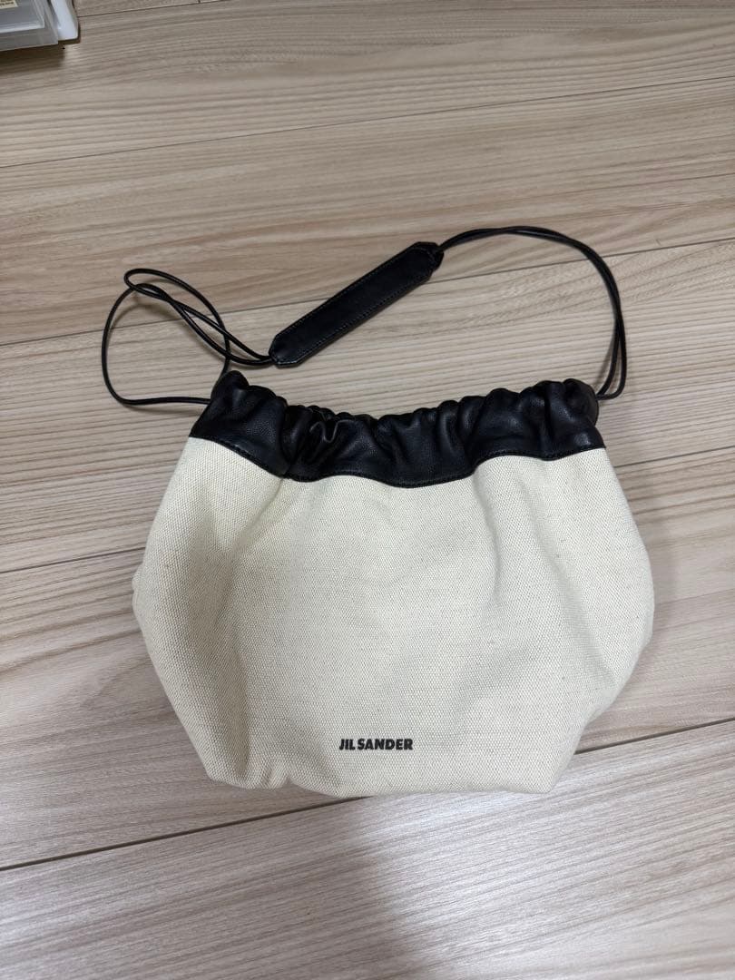 ジルサンダー　巾着バッグ　中古 中古・古着通販】JIL SANDER (ジルサンダー) ドローストリング巾着