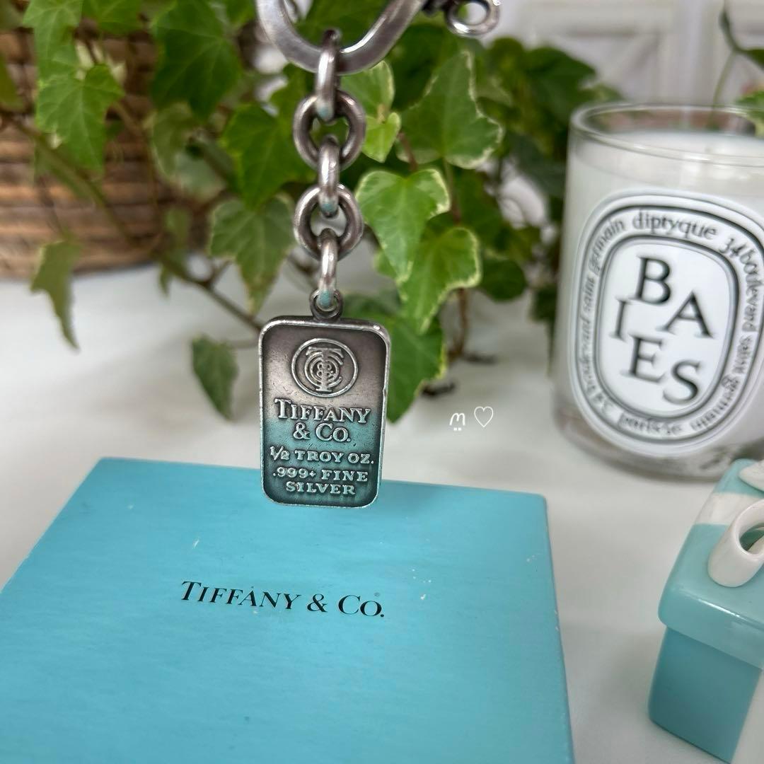 ティファニー シルバーインゴット シャックルキーリング キーホルダー