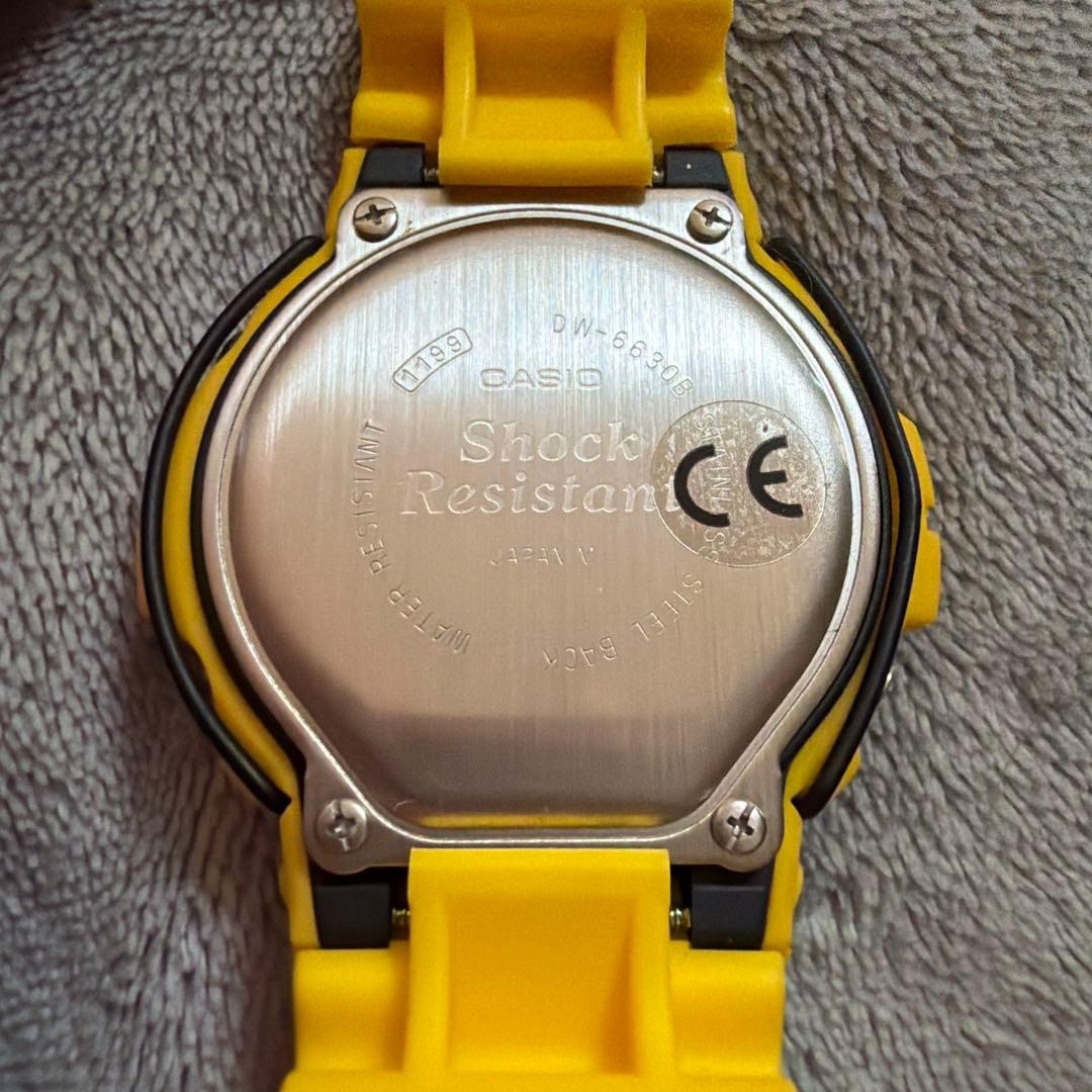 24時間以内発送】希少 G-SHOCK DW-6630B イエロー - メルカリ