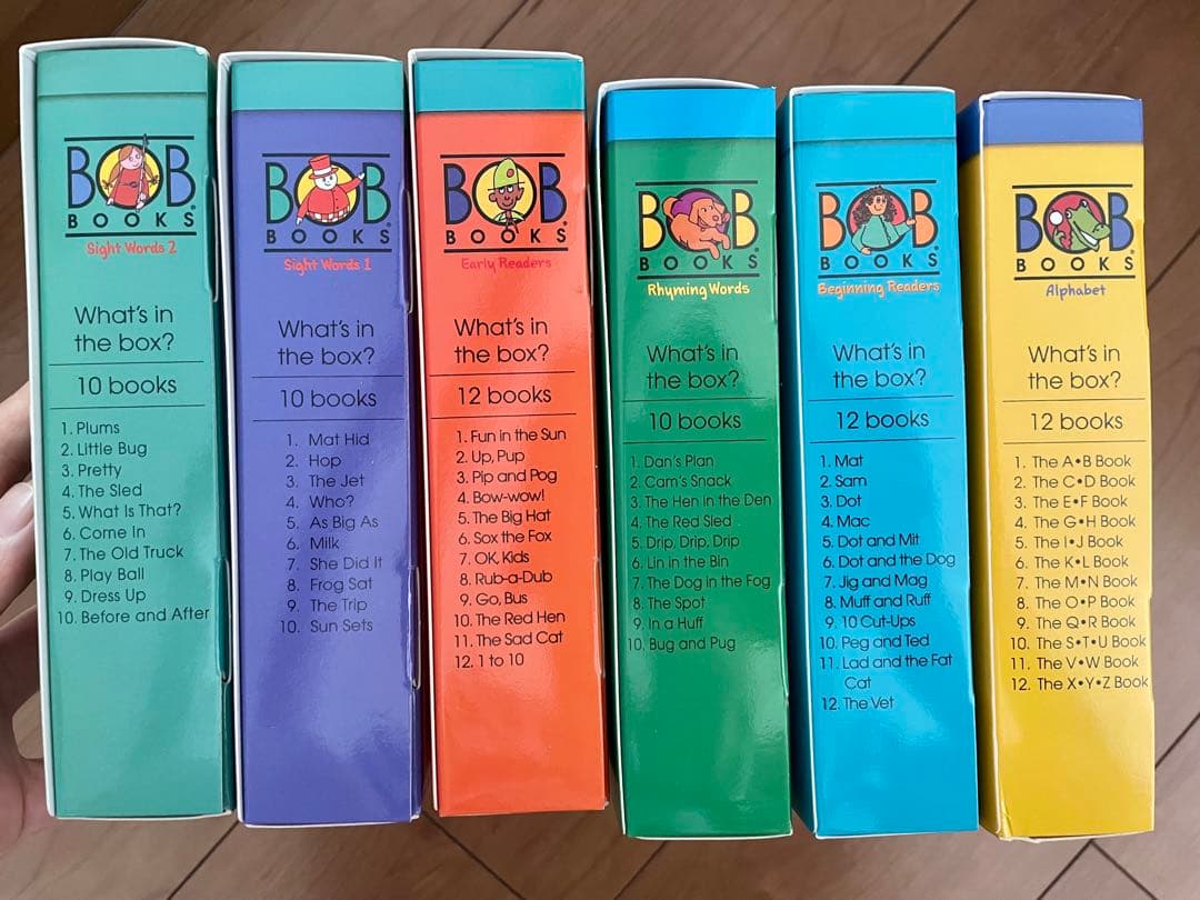 BOB books 6セット英語絵本 英語教材 音声あり - メルカリ