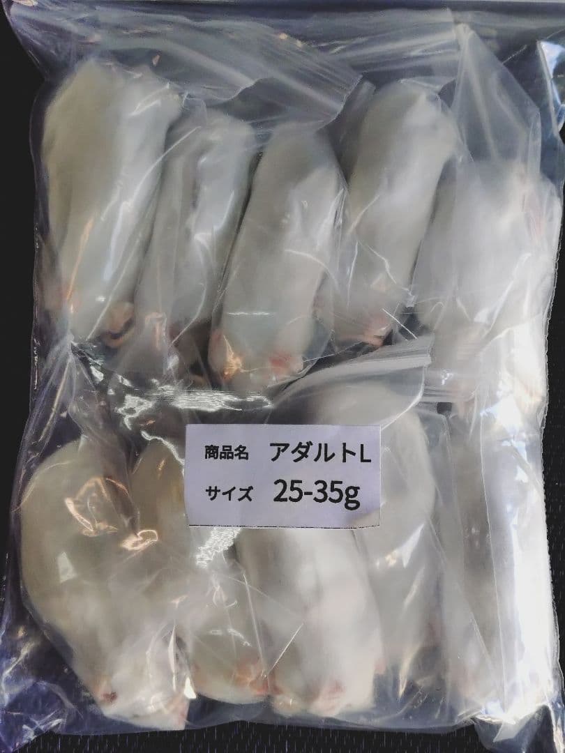 豆　送料無料　冷凍マウスアダルトＬ30匹ピンクS20匹フタホシ200グラム 豆 送料無料 冷凍マウスアダルトL30匹ピンクS20匹フタホシ200グラム