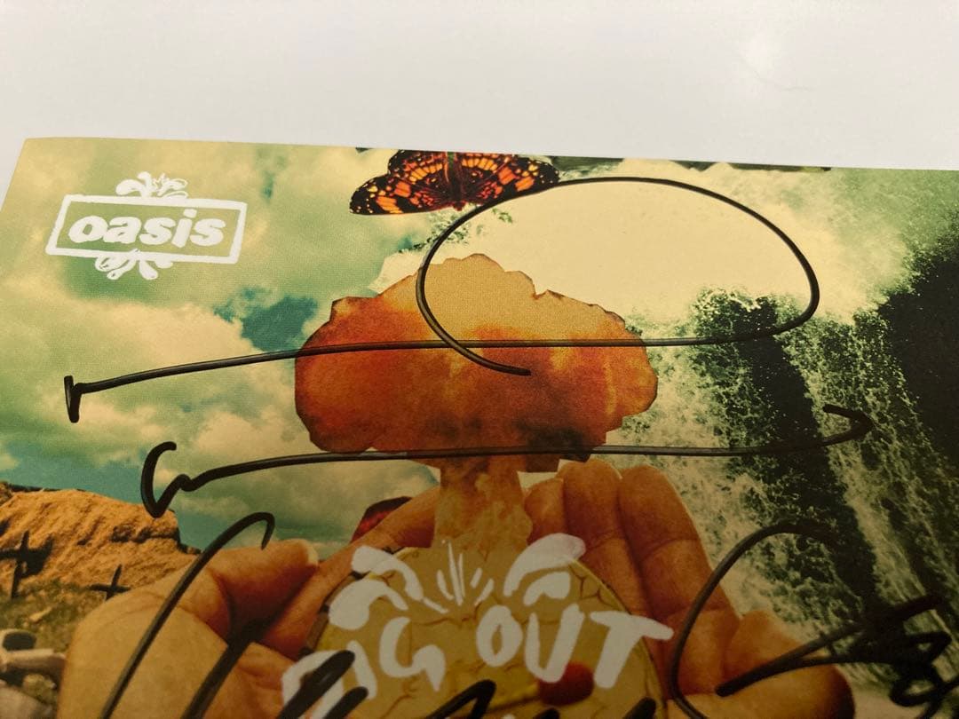 レア オアシス 直筆サイン oasis Liam Gallagher noel - メルカリ