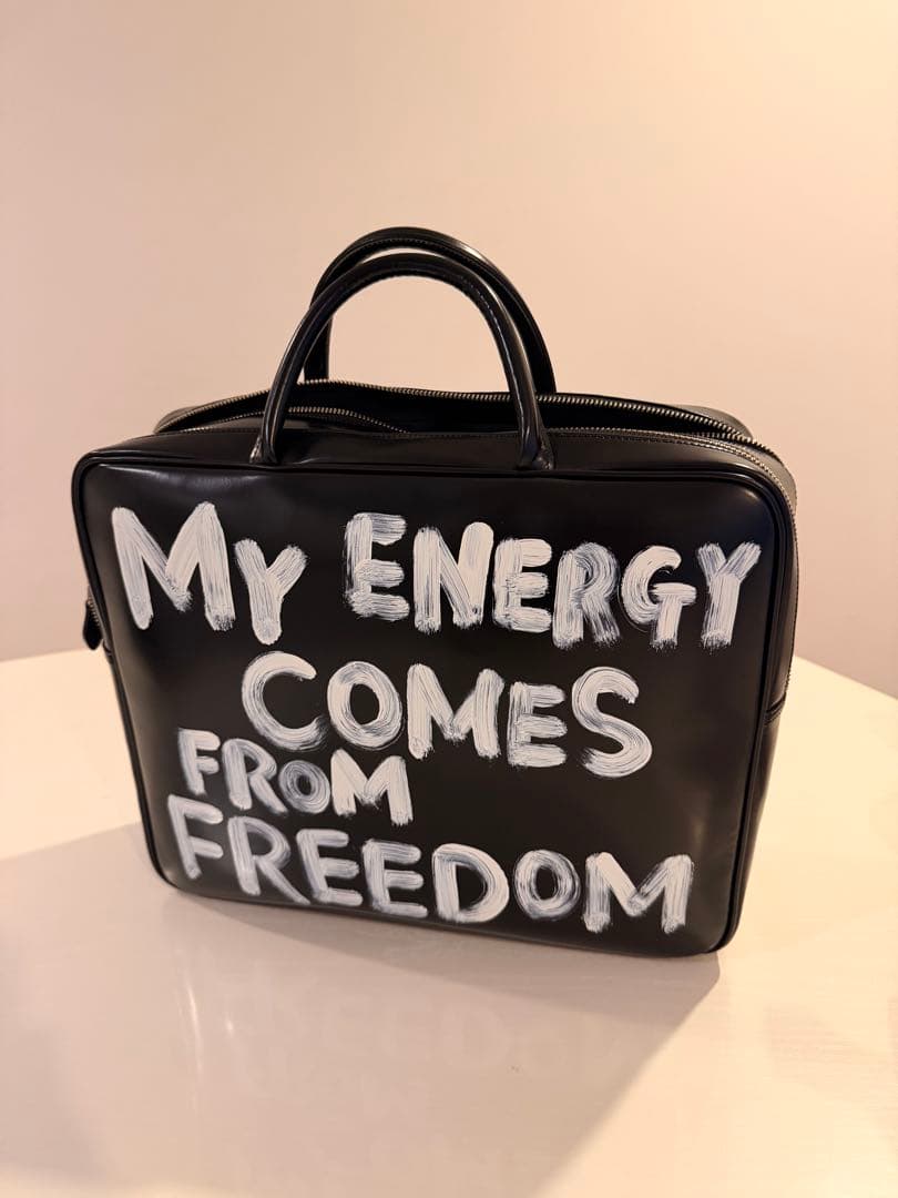 コムデギャルソン 青山限定 ステアバッグ 青山バッグ メッセージ ハンドペイント コムデギャルソン 青山限定 ステアバッグ 青山バッグ メッセージ