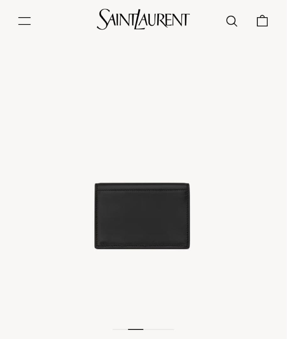 yas ko　【新品未使用】サンローラン ビジネスカードケース・名刺入れ サンローラン SAINT LAURENT カードケース 名刺入れ 631992 2R20J 1000