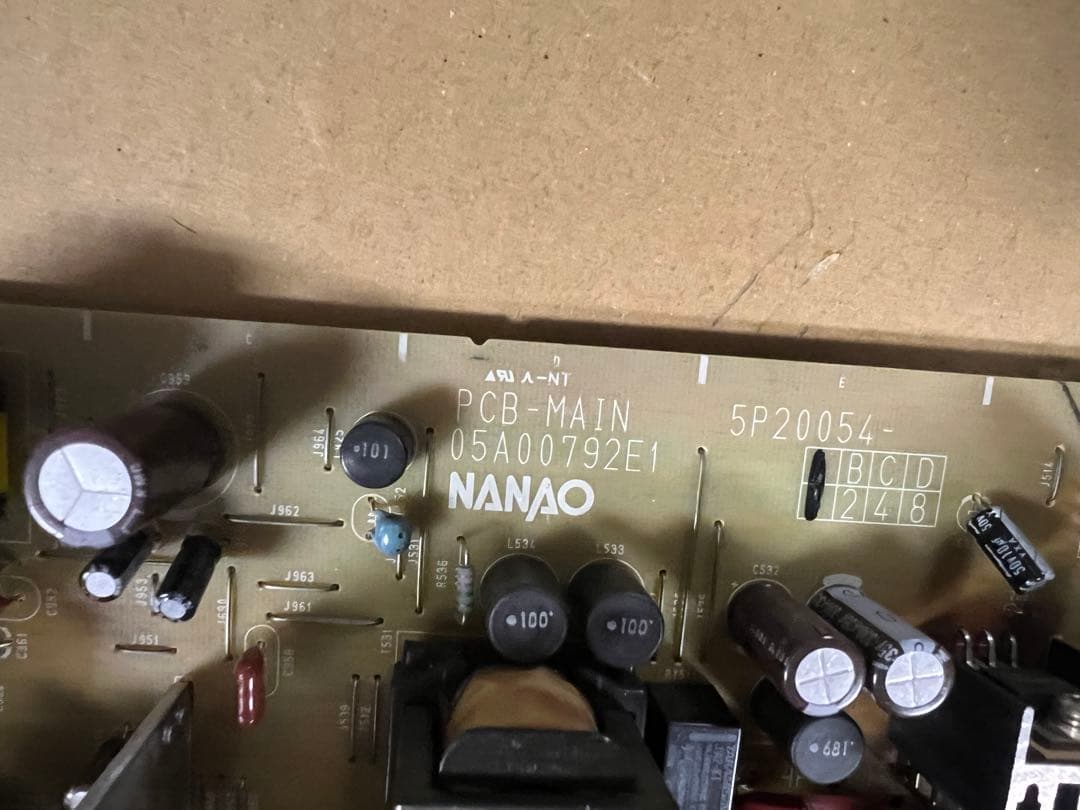 ナナオ CRT基板05A00792E1 ブラスト用ジャンク
