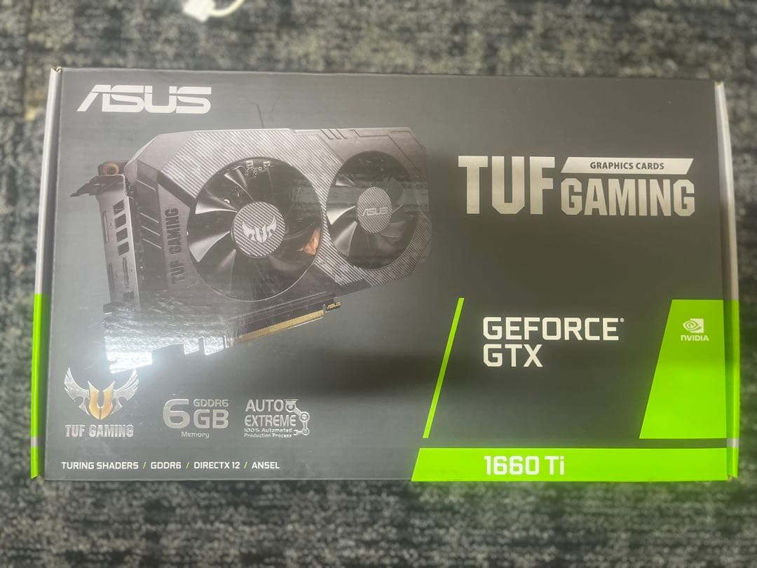 グラフィックボード・グラボ・ビデオカード ASUS TUF GAMING GeForce GTX 1660 Ti Amazon.com: ASUS TUF Gaming NVIDIA GeForce GTX 1660 Ti EVO OC