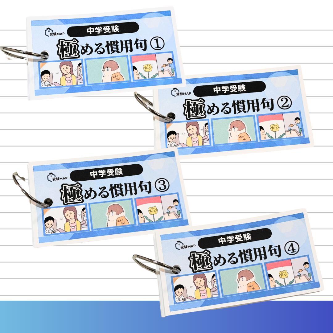極める国語④ 慣用句 暗記カード 中学受験 言葉ナビ サピックス - メルカリ