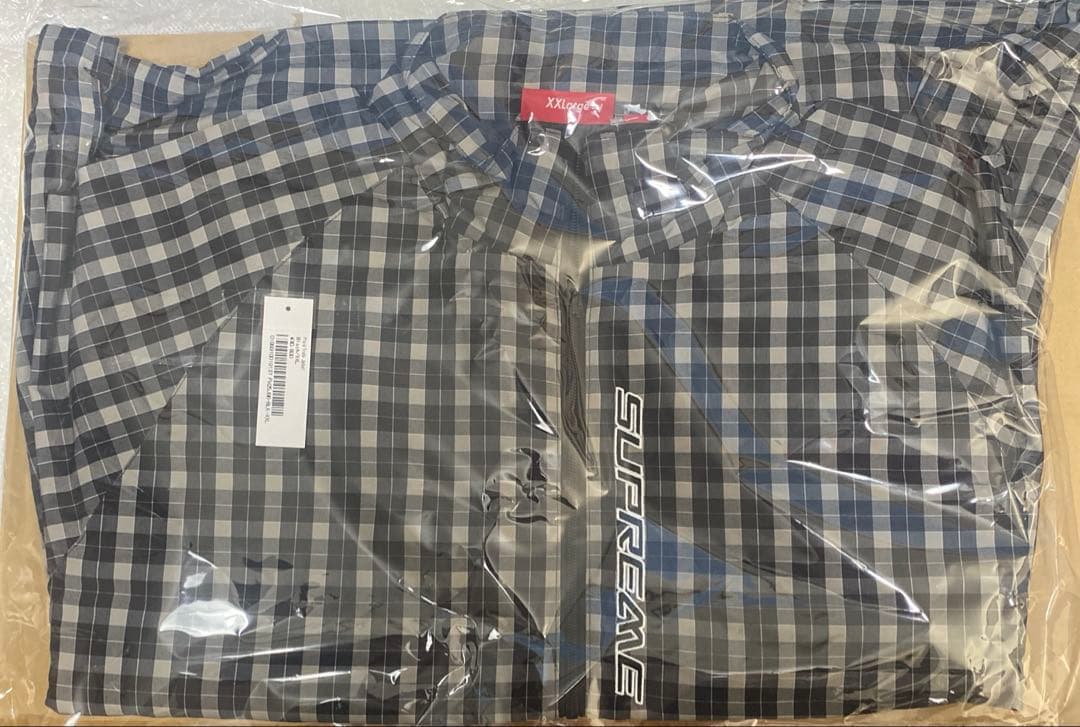 Supreme Plaid Track Jacket XXL Black - メルカリ