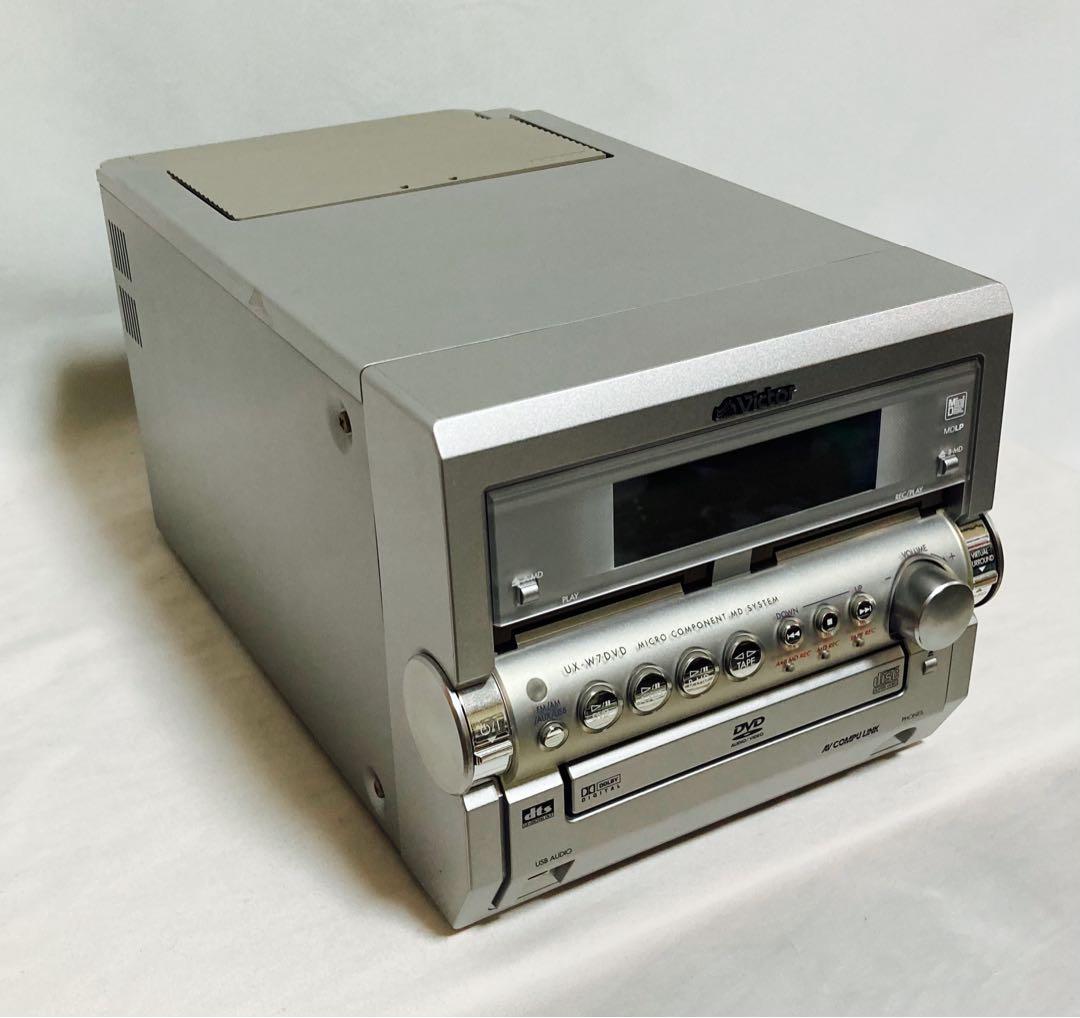 Victor DVD/CD/ダブルMDコンポ UX-W7DVD 2004年製 - メルカリ