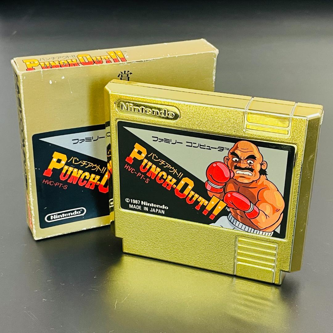 希少 非売品 ファミコン パンチアウト ゴールドカートリッジ ゴールド