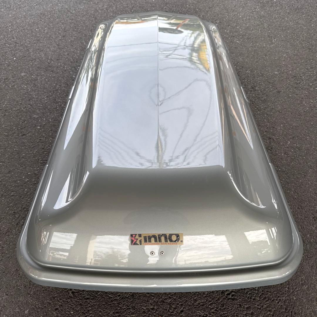 イノーinno ルーフキャリアボックス ルーフBOX シルバー グレー BR33