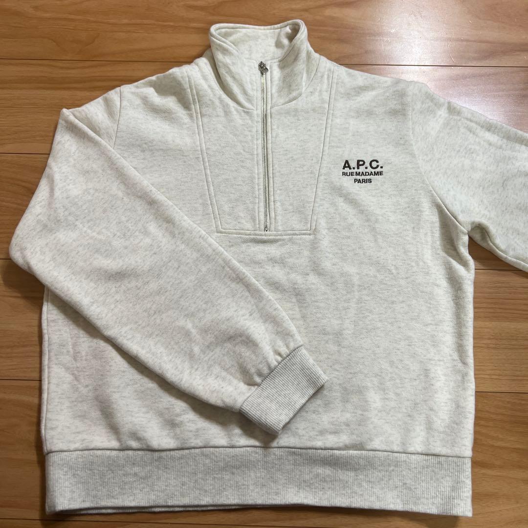 FREAK'S STORE .A.P.C. 別注TOP ハーフジップ スウェット - メルカリ