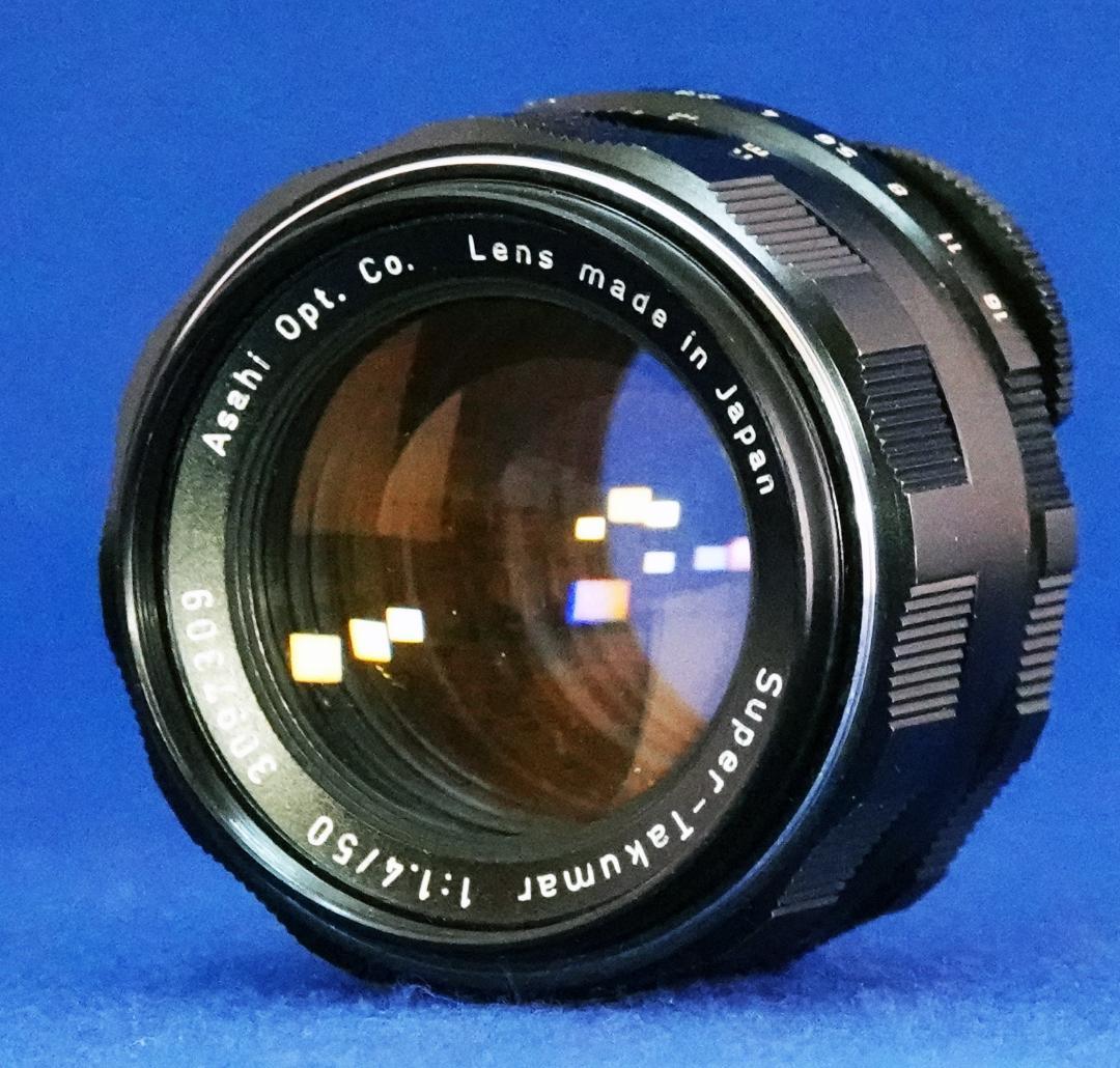 3097309　貴重フレア出現　美品！Super-Takumar　F1.4/50