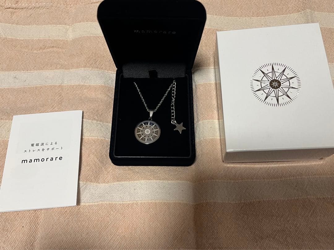 mamorare シルバー 電磁波カットネックレス/マモラレ/新品未使用未開封
