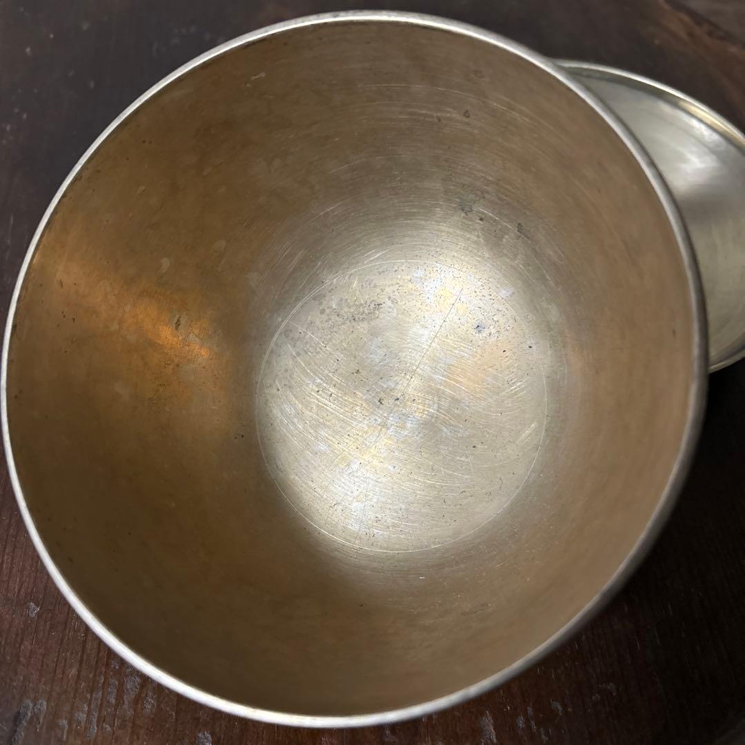 韓国 古い真鍮製の器 3点 その16アンティーク 古道具 韓国骨董 李朝