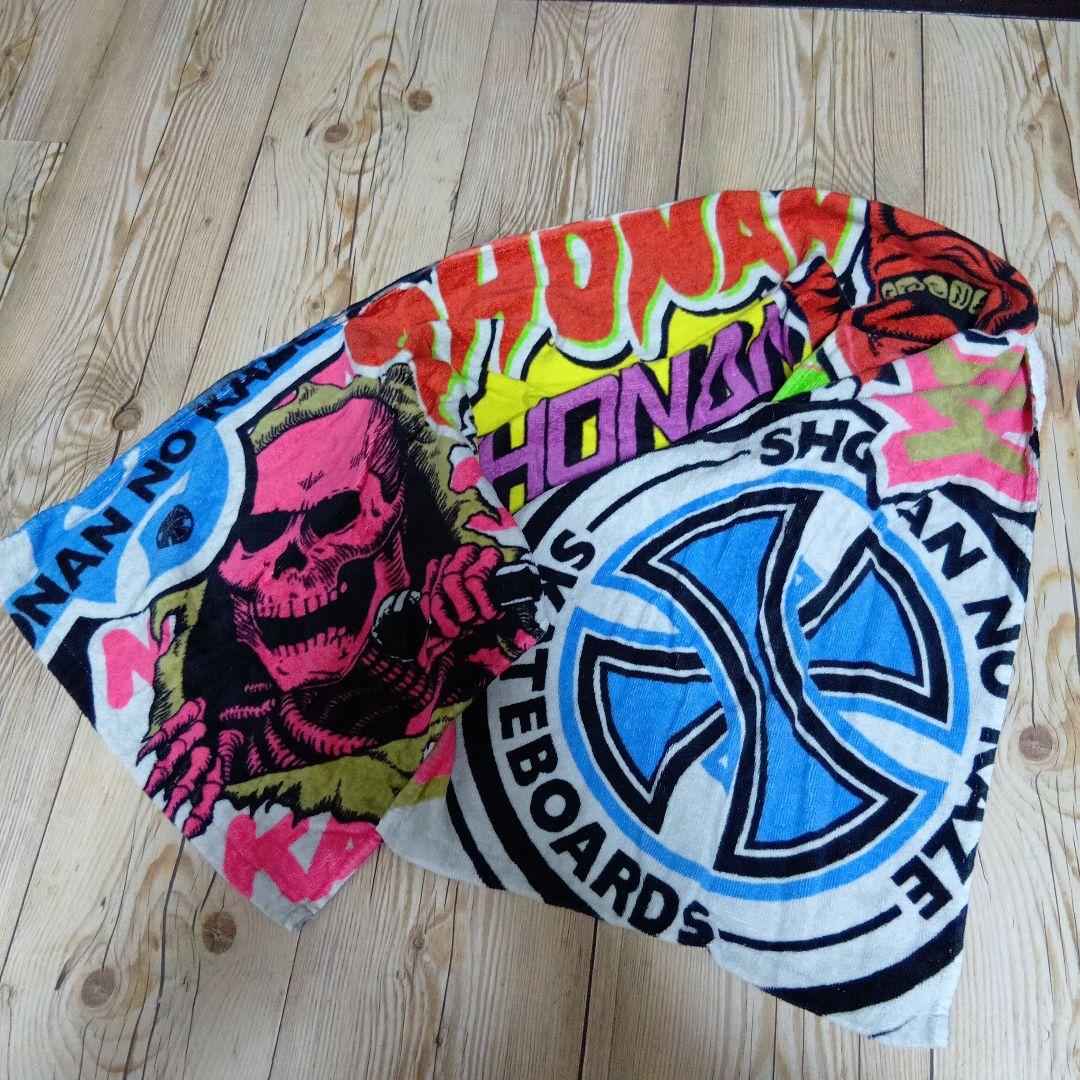 湘南乃風 タオル カラフル デザイン ツアータオル スカル スケボー