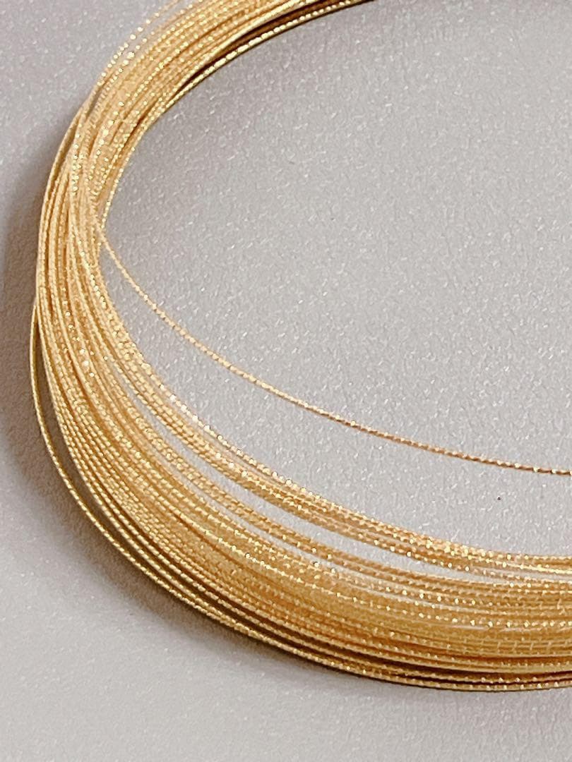 新商品　14kgf スパークルグリッターワイヤー　ハード 0.6mm　10m