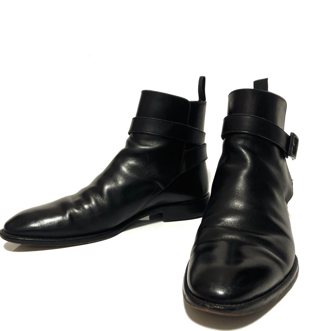 あ*ぇ様 BURBERRY バーバリー ブラック ジョッパーブーツ アンクルスト