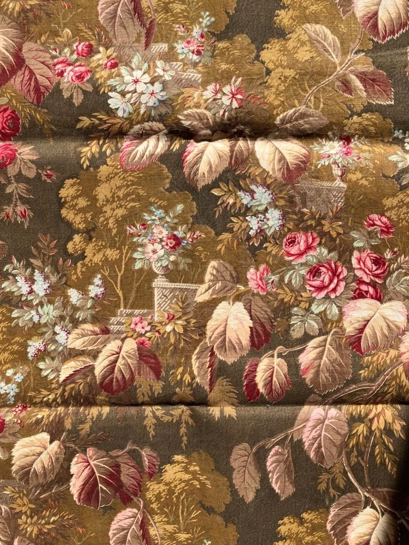 ナポレオン3世の時代　秋色のクロス　フランスアンティーク 3-37-300x300.jpg