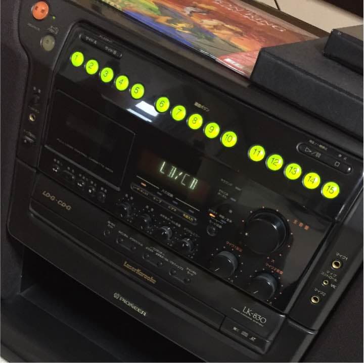 パイオニア レーザーカラオケシステム LK-830 - メルカリ