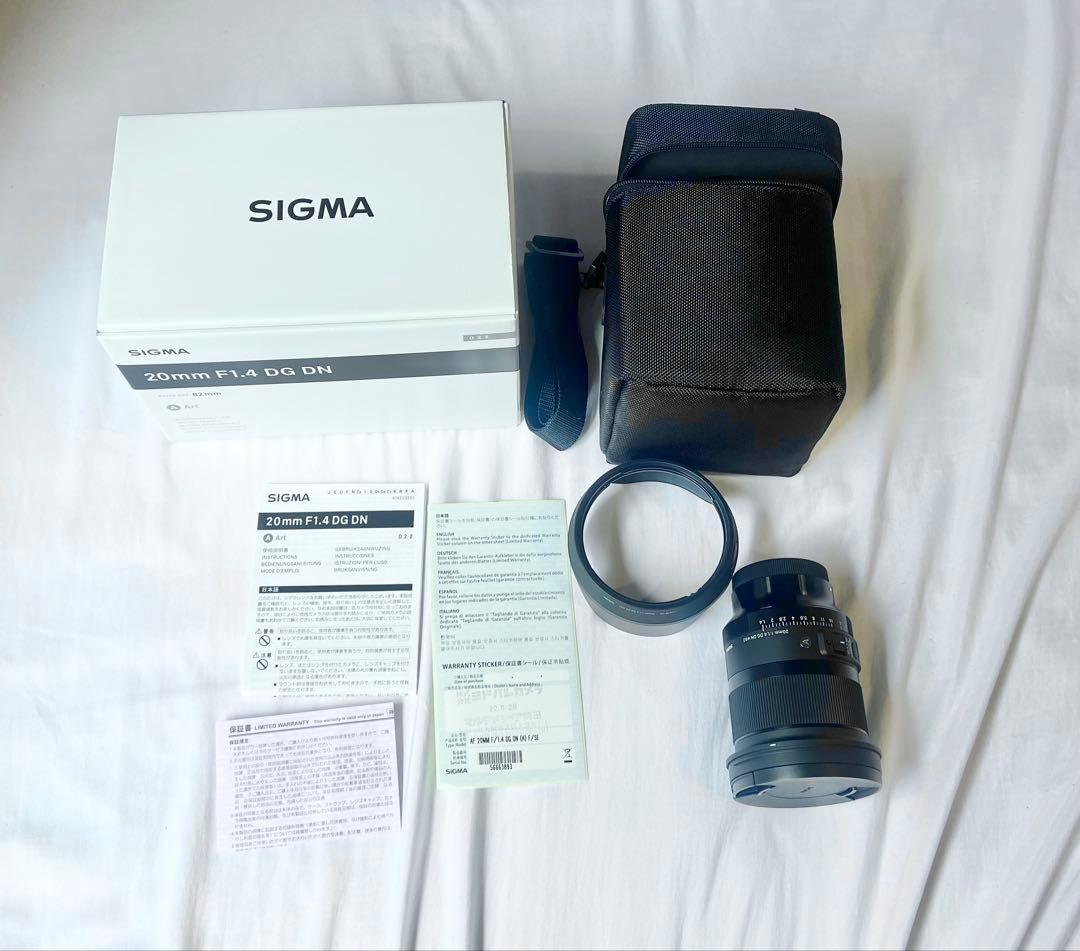 【早い者勝ち】SIGMA 20mm F1.4 DG DN レンズ 20mm F1.4 DG DN | Art Lマウント用: 交換レンズ - SIGMAオンライン