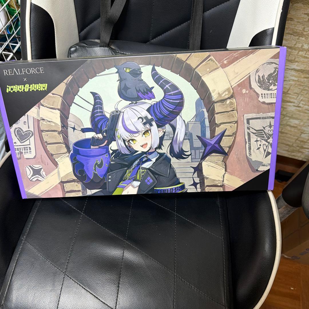 Realforce × hololive GX1 ラプラス・ダークネストレイナー REALFORCE ✕ hololive GX1 Keyboard」予約受付開始！獅白ぼたん