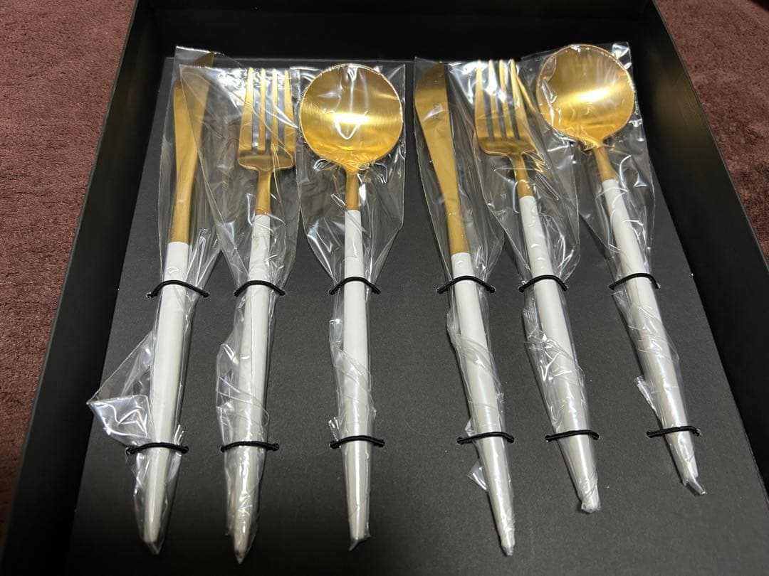 Cutipol クチポール GOAゴア6点セット ホワイト&ゴールド 正規未使用