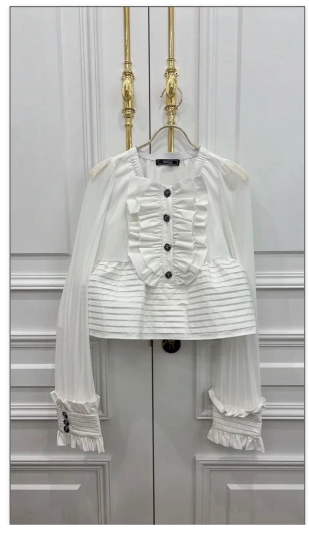 vaqutaux voyage ヴァクトーヴォヤージュ ロココフリルブラウス