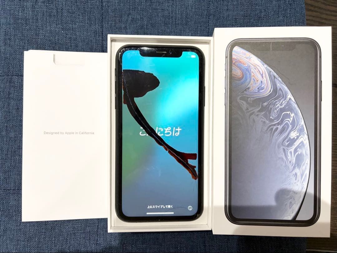 Apple iPhone XR ブラック 本体のみ 箱付き ジャンク品 - メルカリ