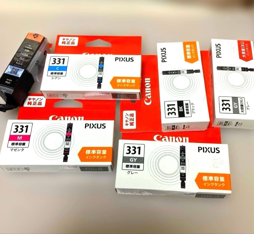 canon PIXUS 330 331 純正インクセット5色 6個 新品 - メルカリ