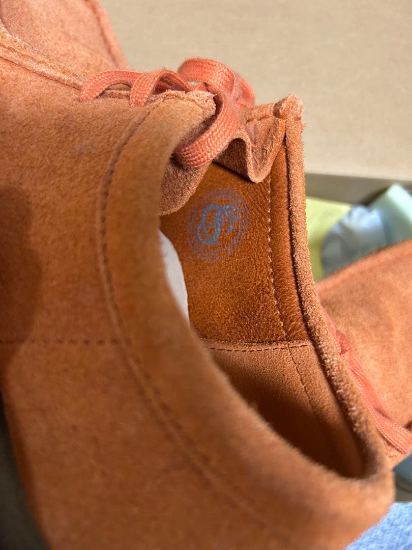 靴 Clarks Wallabee Burnt Orange 25.5cm
