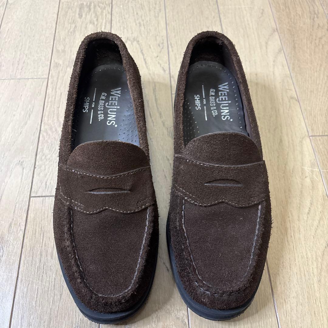 かーい　G.H.BASS weejuns ships別注　ローガンスエード