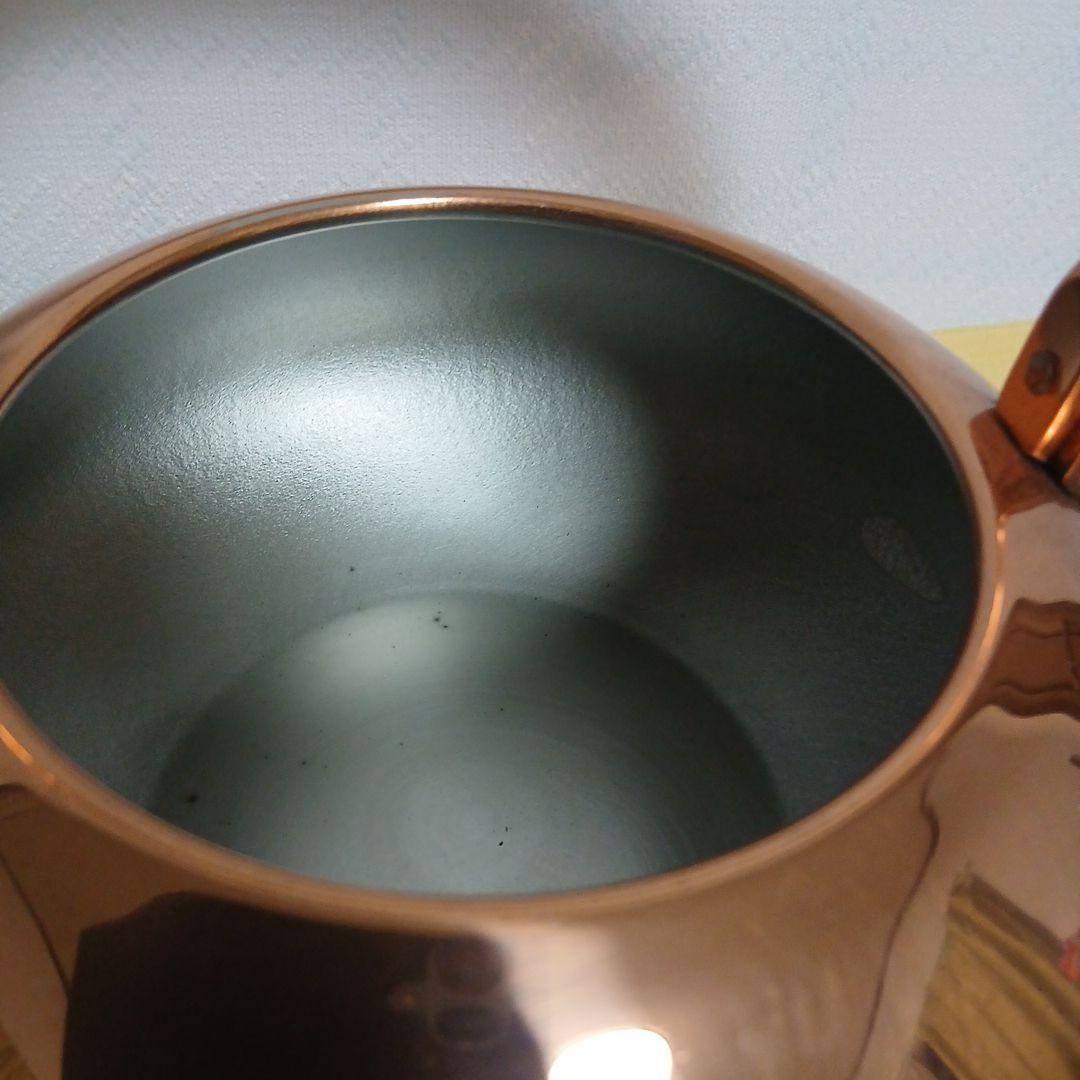 銅製 丸型薬缶　白川堂　1.8L